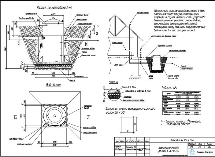 Схема монтажа Альта Био 3 +